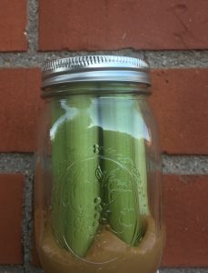 Package celery and peanut butter together for snacking ease. Credit: Lauren Shields / The Foothill Dragon Press.