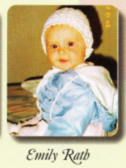 Emily Rath's baby photo in the yearbook.