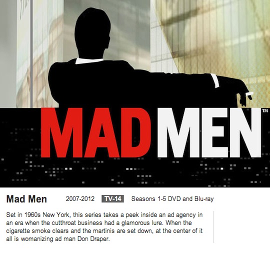 After watching "Mad Men" for two weeks straight, the mind is altered to be more open to things it shouldn't. Screenshot credit: Aysen Tan/The Foothill Dragon Press