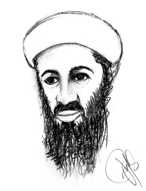 Osama Bin Laden, Al-Qaeda leader and mastermind between the 9/11 attacks, was killed today in Pakistan. Credit: johnnie.maneiro on Flickr.com. 