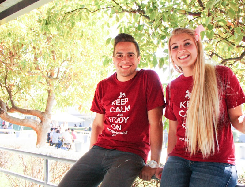 Juniors Blake Silva and Anna Cogswell won the positions of senior class vice president and senior class president, respectively. Credit: Lauren Pedersen/The Foothill Dragon Press