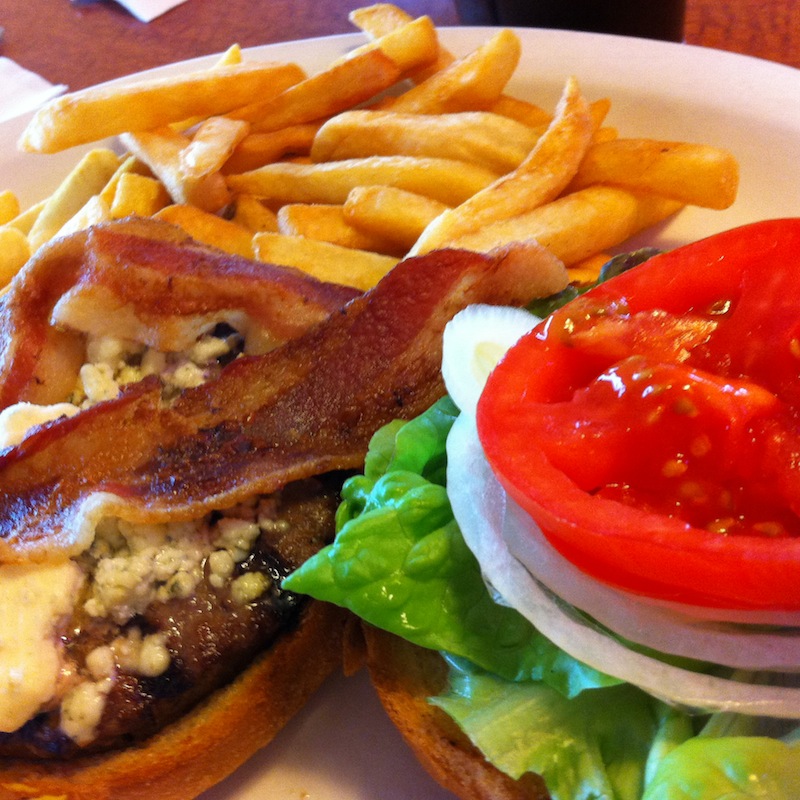 Burgers are just one of many choices on the menu at Denny's Deli & Grill. Credit: Ema Dorsey/The Foothill Dragon Press