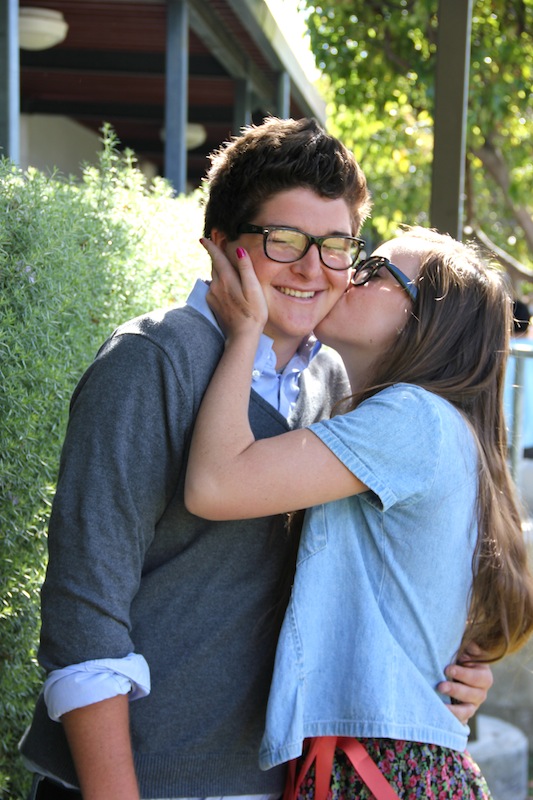 Couple Stephen Mariani and Marnie Vaughn will go to Foothill's prom together on Saturday, May 19. Credit: Bethany Fankhauser/The Foothill Dragon Press
