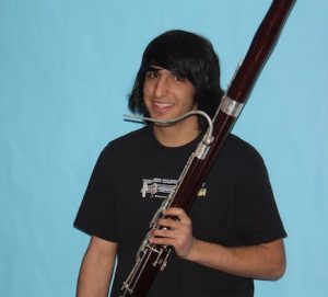 Senior Kassra Rafiee continues his passion for the bassoon through the Santa Barbara Youth Symphony. Credit: Danielle Draper/The Foothill Dragon Press.
