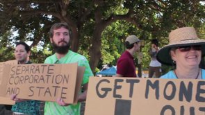 Video: Occupy Ventura protesters organize downtown