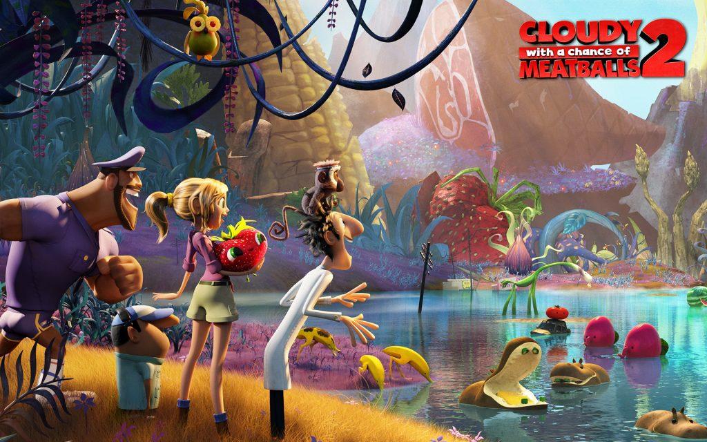"Cloudy with a Chance of Meatballs 2" is a great movie, but was clearly directed towards an audience of children. Credit: Columbia Pictures