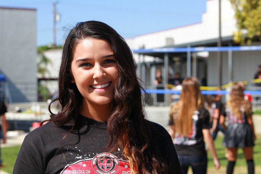 Senior Tara Yanez enjoys the Senior Pride Lunch and thinks back to all thats happened throughout high school. Credit: Josh Ren/The Foothill Dragon Press