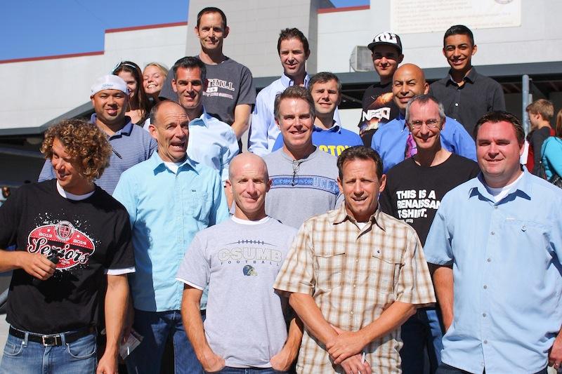 Male teachers at Foothill are participating in No Shave November. Credit: Ellie Morrison/The Foothill Dragon Press