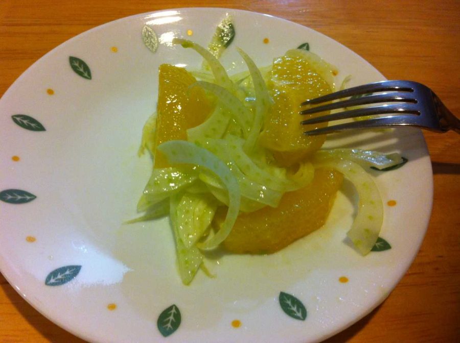 This Italian orange and fennel salad will take you no more than ten minutes to make and is a delicious and healthy side to a meal. Credit: Ema Dorsey/The Foothill Dragon Press