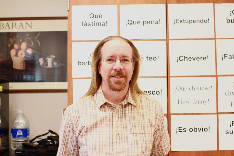 Spanish teacher Steve Perfect plans on shaving his head in March in honors of