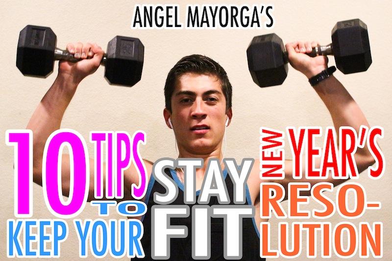 Easy ways to keep your New Years resolution to stay in good shape include working out with friends and getting a lot of sleep. Photo Illustration Credit: Aysen Tan/The Foothill Dragon Press