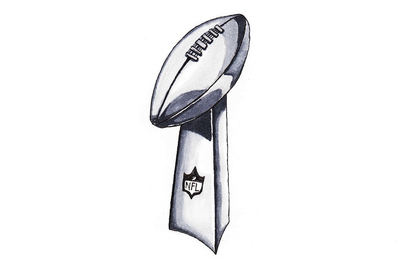 How to Draw Super Bowl Trophy 