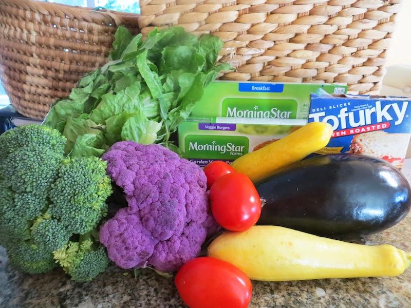 Vegetables like broccoli and squash and brands like Morningstar that produce fake meat are healthy ways to implement a vegetarian diet. Credit: Kienna Kulzer/The Foothill Dragon Press