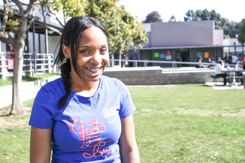 Junior Britney Richardson was presented the Stevie Wonder Star Student Award by Stevie Wonder himself for all of her academic and personal achievements. Credit: Josh Ren/The Foothill Dragon Press