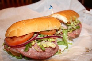 The Italian cold sub from Valentino's. Credit: Angel Mayorga/The Foothill Dragon Press