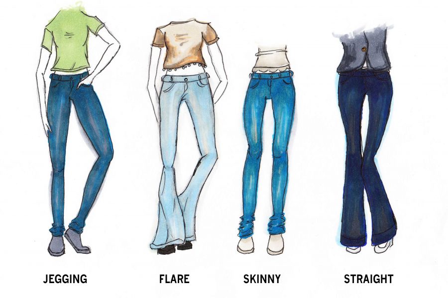 Jeans are an American classic, and this is a guise to finding the perfect fit for you. Credit: Lucy Knowles/The Foothill Dragon Press