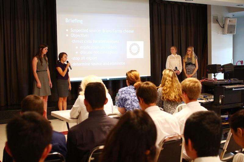 Bioscience students presented their disease projects last week in Spirito Hall. Credit: Aysen Tan/The Foothill Dragon Press
