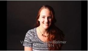 Valedictorian Ami Ballmer