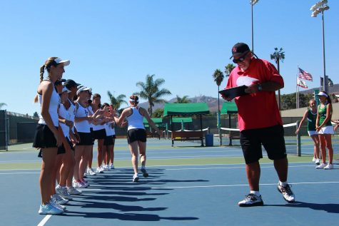 Tennis coach Brad McClain serves up success