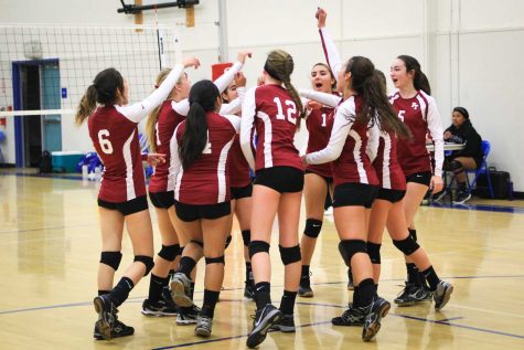 Girls volleyball team conquer in first home game of the season