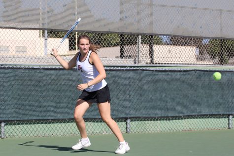 Foreign exchange student plays for Foothill’s first tennis team