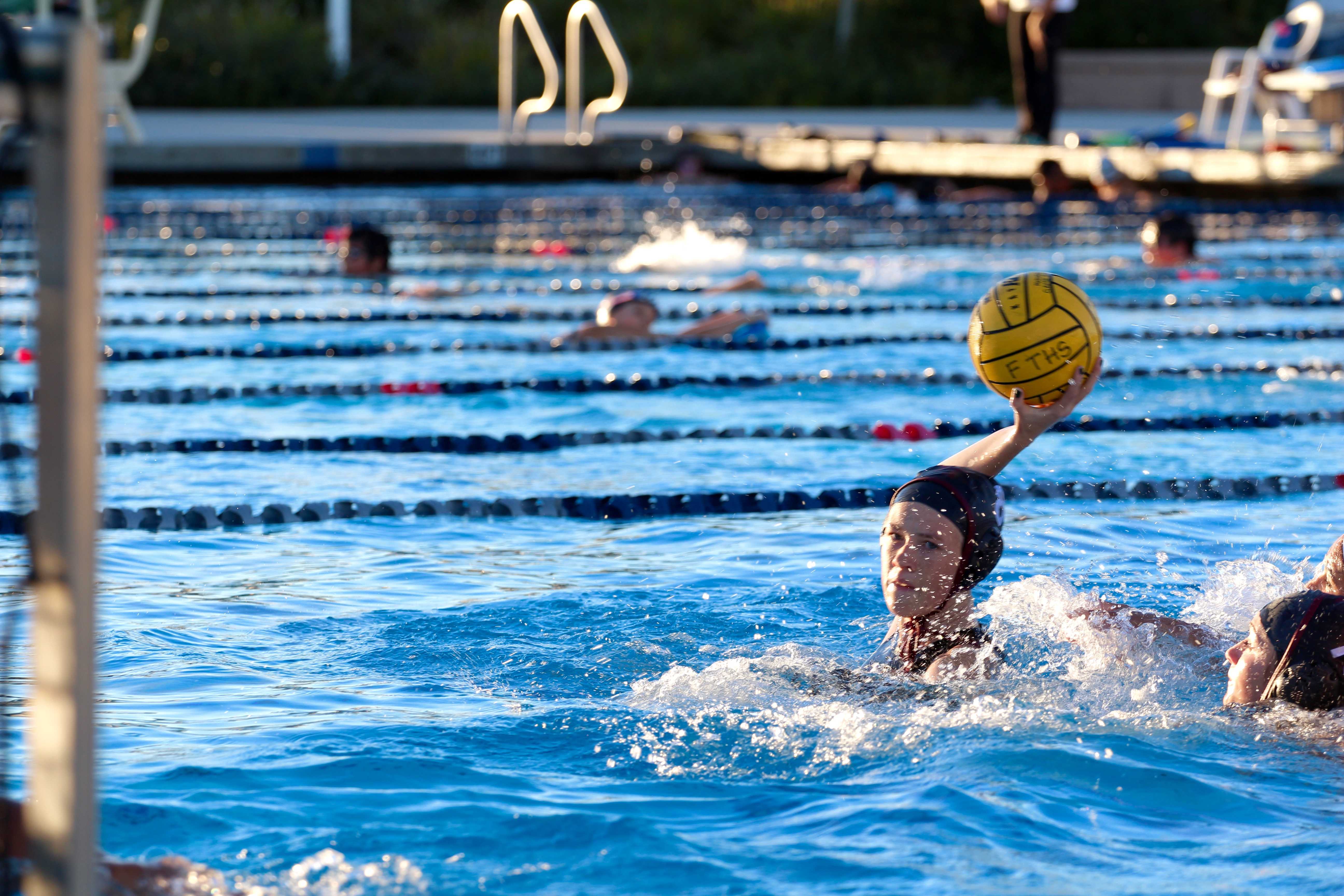 Foothill senior and co-team Captain  Annie Sinclair attempts to score a goal. Credit: Kazu Koba/The Foothill Dragon Press