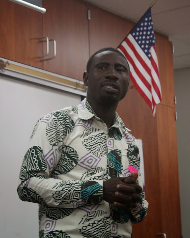 James Kofi Annan explained that there needs to be more awareness of slavery. Credit: Carrie Coonan/The Foothill Dragon Press