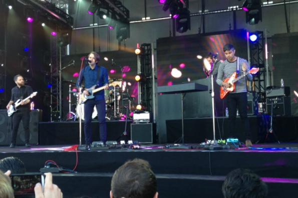 Alternative rock band Death Cab for Cutie performed songs off their newest album Kitsungi during Wednesdays Jimmy Kimmel Live concert. Photo Credit: Emma Kolesnik/The Foothill Dragon Press