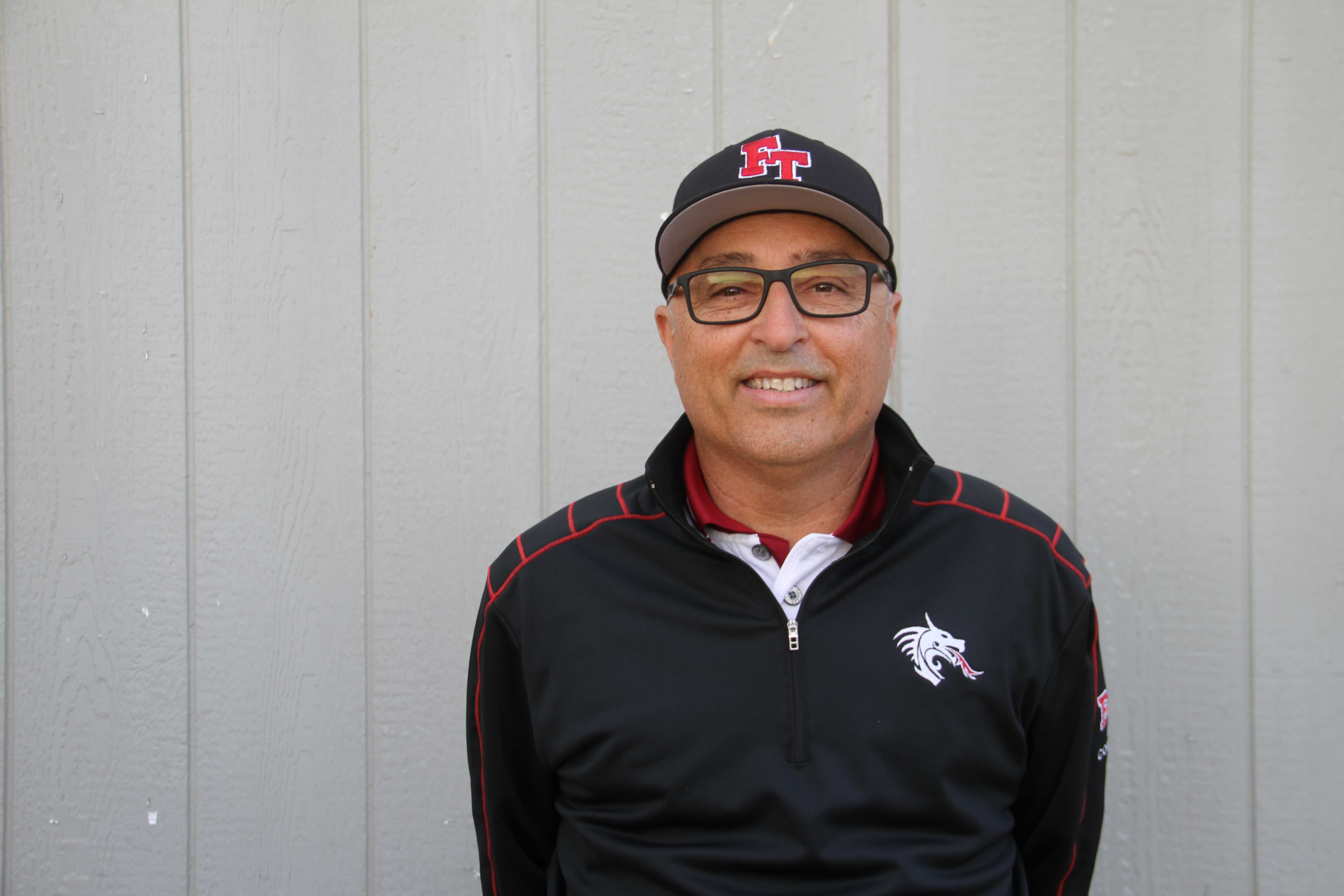 Coach Mark Wipf has enjoyed his first season working with the Foothill boys' golf team. Credit: Carrie Coonan/The Foothill Dragon Press