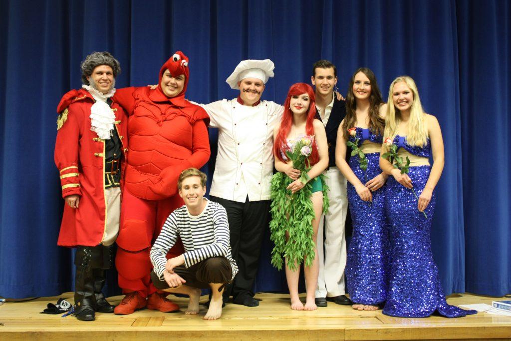 The cast of Buena High School's "The Little Mermaid Jr." enjoyed performing in the play. Credit: Sunset Flores/The Foothill Dragon Press