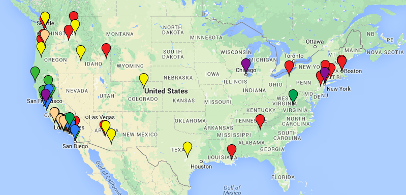 Class of 2015 College Map
