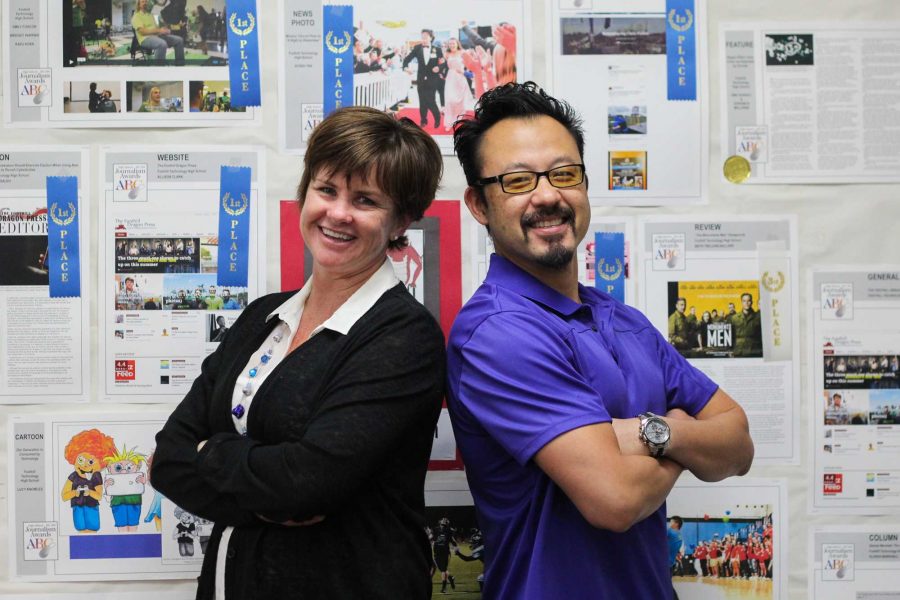 The Dragon Press advisor Melissa Wantz is leaving Foothill to become the new adviser of The Harvard-Westlake Chronicle. Yiu Hung Li will take over as the new advisor beginning next year. Credit: Chloey Settles/The Foothill Dragon Press