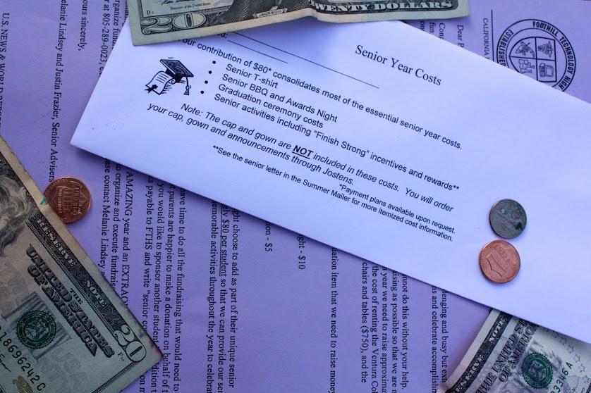The lowest number of seniors in Foothill history contributed the $80 donation to ASB. Before the ACLU lawsuit and passage of AB 1575, ASB was able to charge a fee instead of ask for donations. Credit: Carrie Coonan/The Foothill Dragon Press
