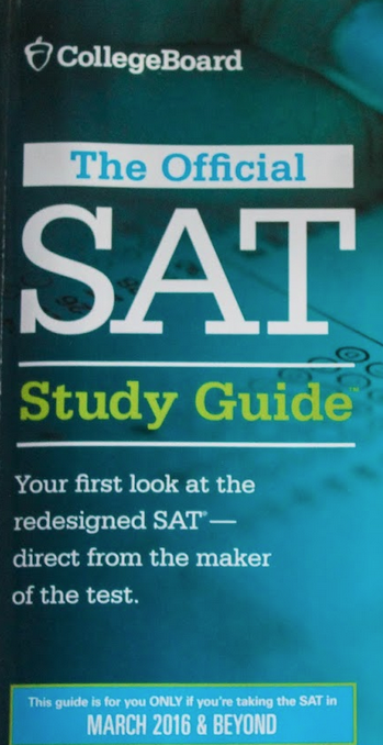 The Collegeboard, as well as a few other test preparation companies, have released prep books for the new SAT. Credit: Sarah Kagan/The Foothill Dragon Press