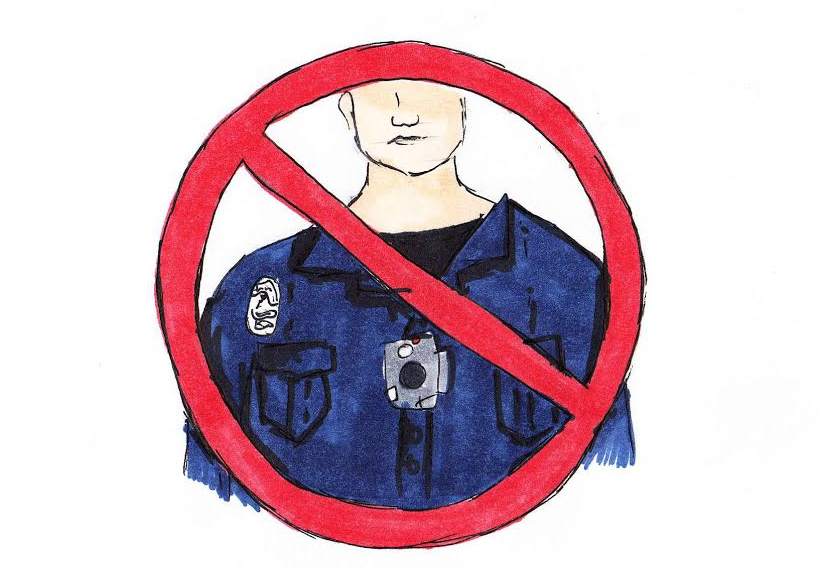 Opinion writer CJ Haberbush believes that police body cameras in school are a sacrifice of student rights. Credit: Jessie Snyder/The Foothill Dragon Press
