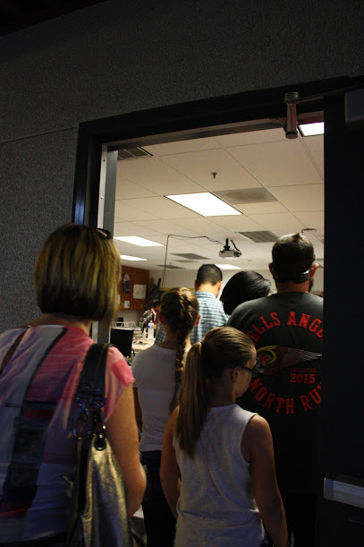 Families visited each of their students' classrooms on Tuesday night. Credit: Gabrialla Cockerell/The Foothill Dragon Press