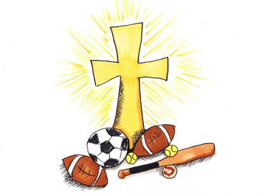 Opinion writer William Flannery writes that the separation of church and state trumps the freedom of religion in the case of praying on the field. Credit: Jessie Snyder/The Foothill Dragon Press