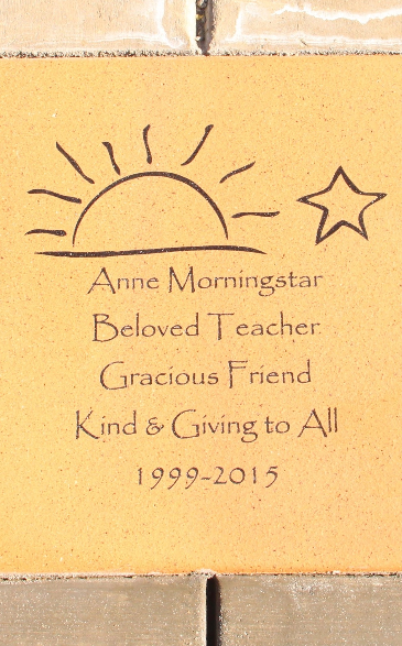 The memorial for Anne Morningstar was held 
