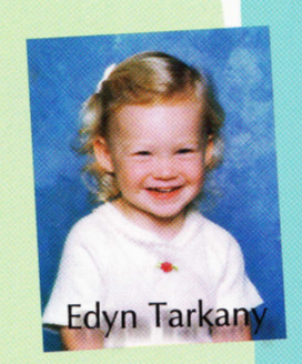 Edyn baby photo in the yearbook.