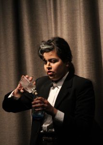 Annie Castaneda ' 18 as Mr. Hyde. Credit: Carrie Coonan / The Foothill Dragon Press