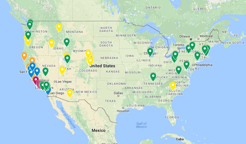 Class+of+2017+College+Map