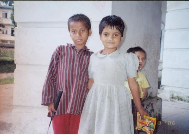 Aasha McCullum at her orphanage in Nepal at about age 6 years old. Credit: Used with permission from Aasha McCullum