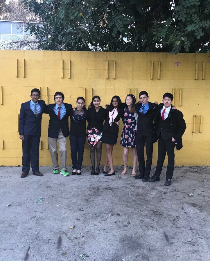 Some debaters at the recent competition. Credit: Darren Wu used with permission