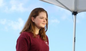 Aly Sheehy of Marjory Stoneman Douglas is using her voice because 17 of her friends cannot