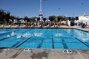 Swim team successful against Catenary High School in varsity only meet
