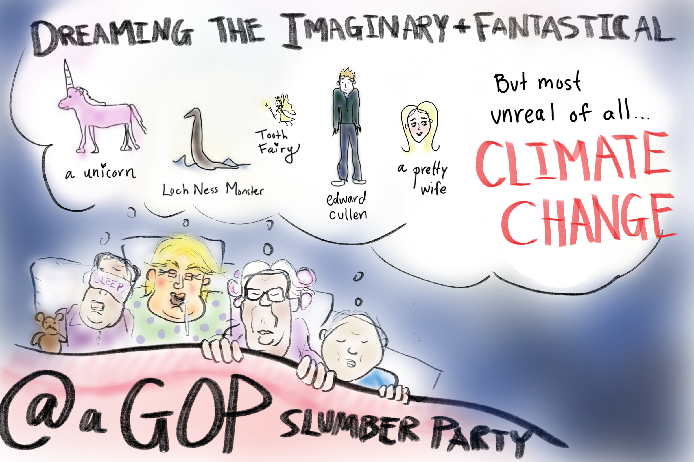 Cartoonist Rachel Chang believes that having both our policy makers and the electorate understand factual, scientific analysis is critical to making wiser and more informed policies, even beyond climate change debates.