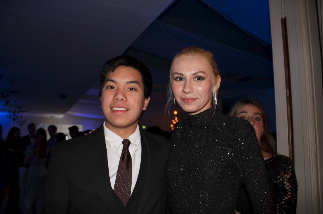 Darren Wu '19 and former Foothill student Sasha Sturtz. Credit: Maya Avelar / The Foothill Dragon Press