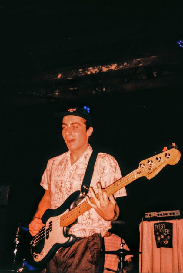 Spencer Cefalu, bass guitarist of Dudeo Perez. 