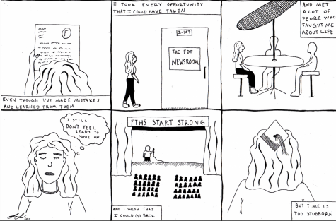 Cartoon 41: “How I feel about leaving high school”