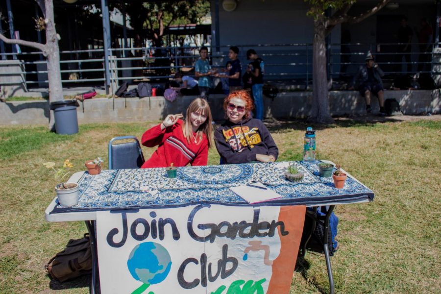 Garden club, one of the various interest groups offered at Foothill. 